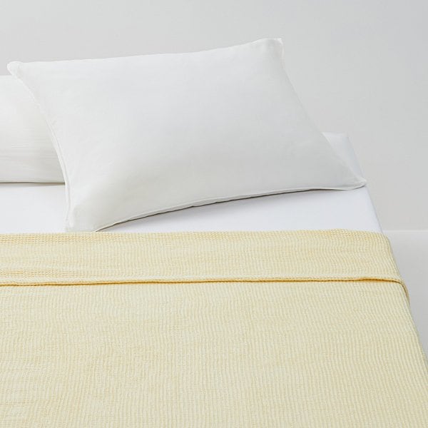 코튼 와플 홑이불 140x170cm 레몬 J606202000425