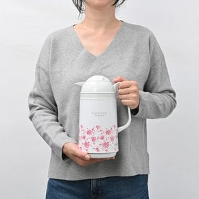 피콕 핸디팟 유리제 탁상 보온 컨트리 플라워 1.0L GHC-100 FLC