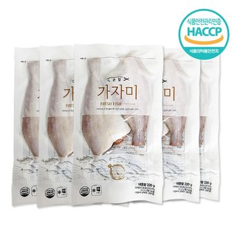  [식탁이야기] 포항 손질 가자미 중 220g이상 (2미) X 5팩