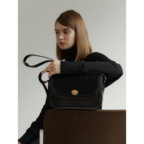 Classic Square Bag NUBUCK series _ Black