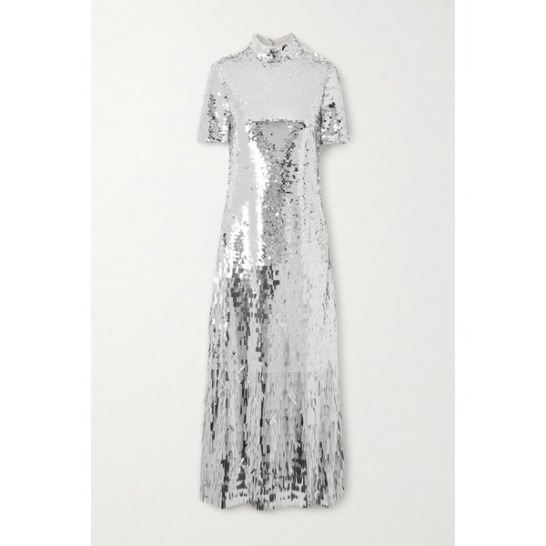 프린지 시퀸 튤 미디 원피스 46376663162953067