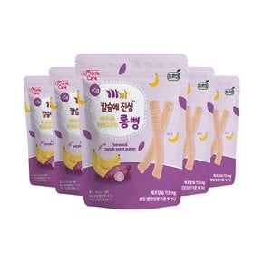 맘스케어 까까 칼슘에 진심 바나나&자색고구마 롱뻥 30g x 5개