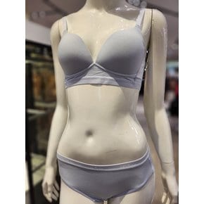 24년 S/S  텐셀 컴포트 핏 노와이어 브래지어 팬티 세트(EDWBR111LBU EDWBP111LBU)