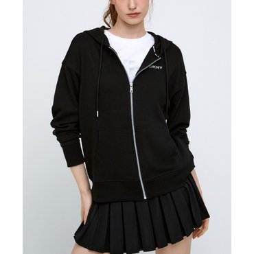 DKNY 미니 스터드 로고 풀 집업 후디 (DW2F7TJM016U)
