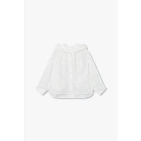스냅 버튼 포인트 나일론 후드 점퍼 (7114320801)