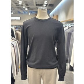 [파주점] 남성 S/S 블랙 모혼방 라운드 니트 RPEMKT02A
