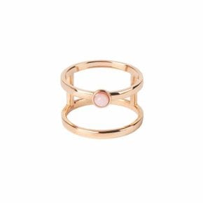 [White Magic] 14K  Double- Ring