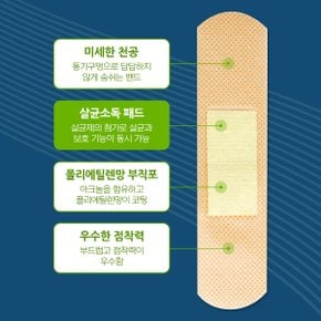 밴드클릭 대용량 표준형 1000매입 상처보호 살균효과