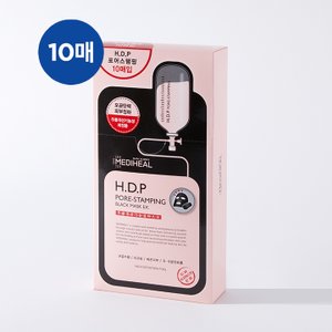 메디힐 HDP 포어스탬핑 블랙 마스크 10매