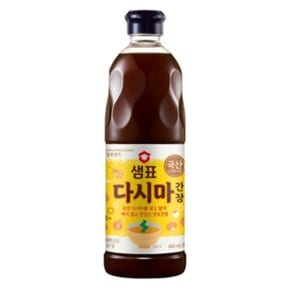 오뎅간장 마늘장아찌 짱아치 샘표다시마간장 3병