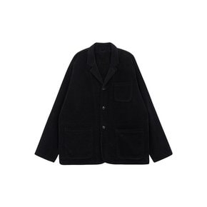 Corduroy sports field jacket (black)