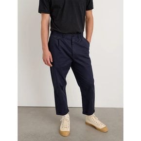 Standard Pleated Pants In Chino Dark Navy (VV3821AM3R)