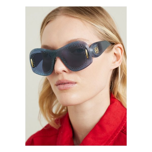 스태리 나이트 마스크 D 프레임 무테 크리스털 장식 선글라스 1647597359431650