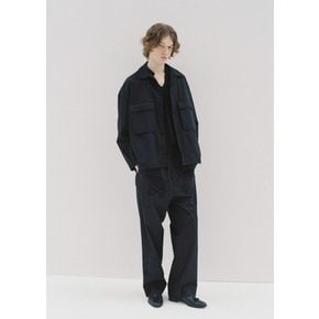 씨올 26SS Raw Edge Easy Pants, Black Halp