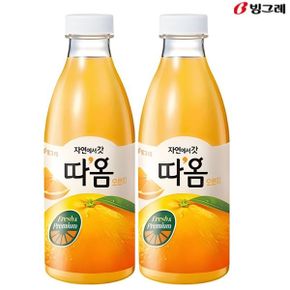 따옴 오렌지주스 730ml (2입)