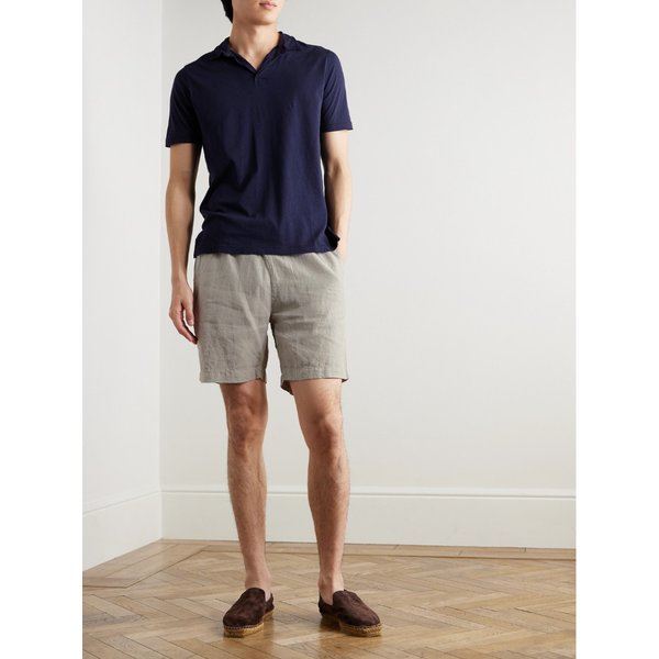 하트퍼드 조기 스트레이트 레그 리넨 버뮤다 쇼츠 46376663162978212