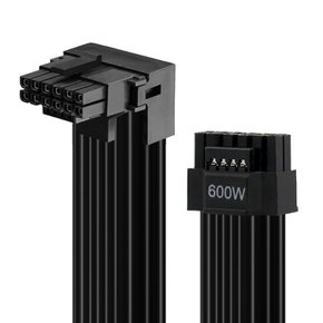 시그니처 90도 12V-2X6 PCI-e 5.1 모듈러 케이블 700mm 블랙
