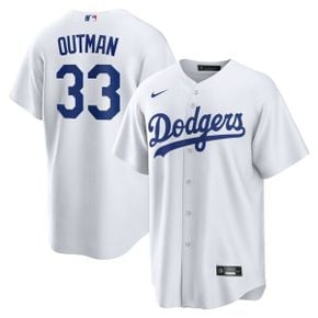 [해외] 989469 나이키 MLB James Outman LA 다저스 플레이어 저지 화이트