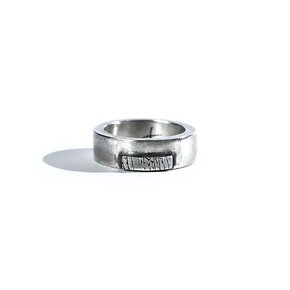 SEWN SWEN SILVER SCRATCH THIN PLATE RING