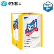 스카트 빨아쓰는 행주 50매 옐로우 42352-01 도톰한  일회용 X80 푸드서비스 타올