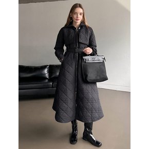 DIA Quilted Zip-up Long Coat_Black VCOAT_024