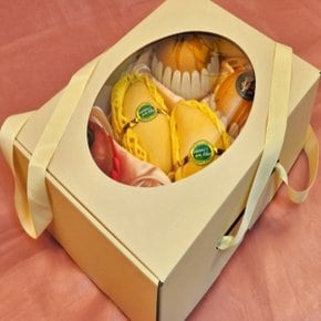 [9/21일 오전10시 주문마감][신세계 오늘의과일]제철과일 3종혼합 선물세트 2.4kg GIFT13호_신세계로고안전외피박스