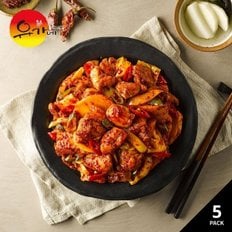 [특가할인 사은품증정]유가네 닭갈비 600g x 5팩