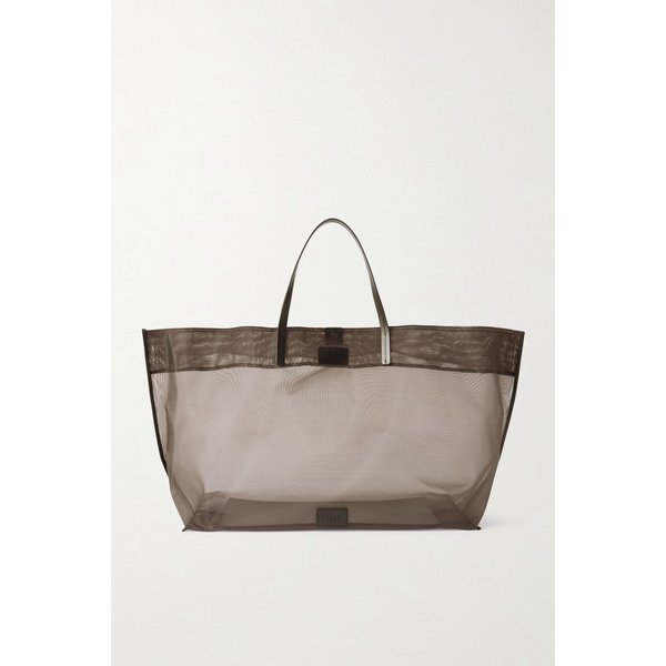 스타우드 크리스토스 가죽 트림 메쉬 토트백 46376663162986110