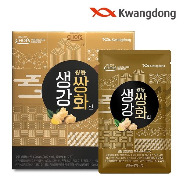 생강쌍화진 (100ml x 10포)  1박스