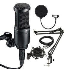 오디오테크니카 AT2020 마이크 패키지(굴절+팝필터+쇽마운트+케이블)