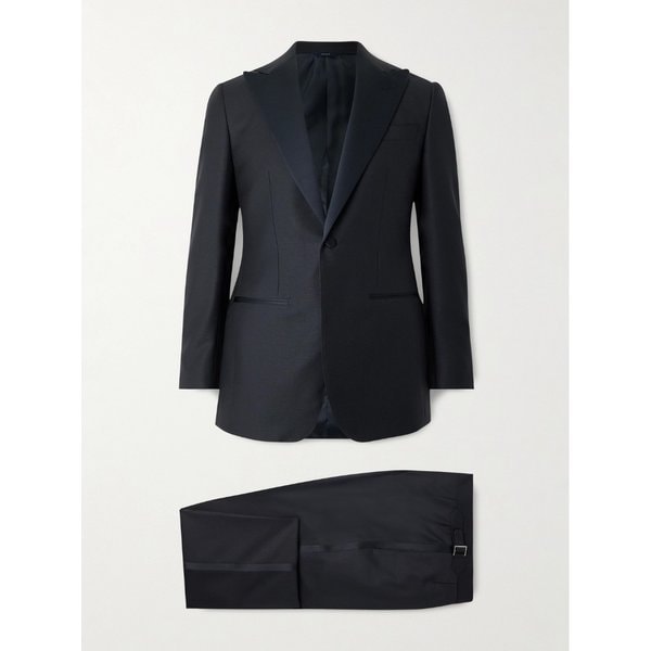 톰 스위니 새틴 트림 울 모헤어 블렌드 턱시도 재킷 46376663162899558