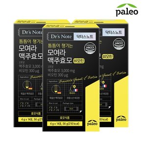 닥터스노트 모여라 맥주효모 비오틴 (4g x 14포) x 3개