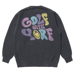 스웨트셔츠 피그먼트 다잉 칠 파스텔 차콜 SWEATSHIRTS PIGMENT DYEING CHILL PASTEL CHARCOAL