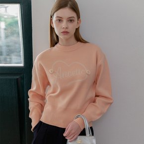 ANC HEART ROSE KNIT_PEACH