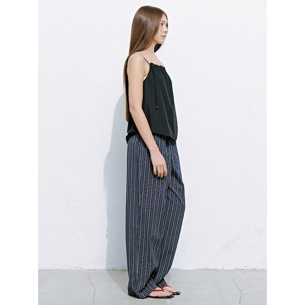 Stripe Drawstring Banding Pants  Navy Stripe (KE6521M04R)