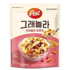  동서 포스트 그래놀라 크랜베리 아몬드 570g