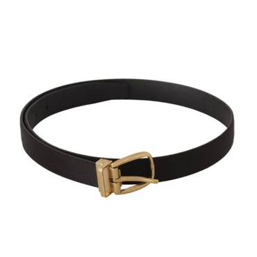 이스퀘어 4812659 Dolce  Gabbana Elegant Silk Leather Buckle Mens Belt