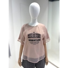 [부산점] 프린트 시스루 티셔츠 D243MSC018