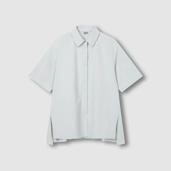 여 사각사각 루즈핏 반팔 셔츠 J1162035450BA