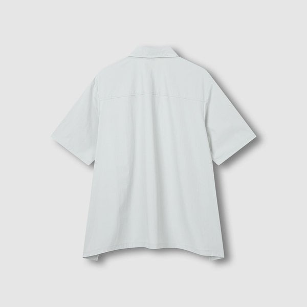 여 사각사각 루즈핏 반팔 셔츠 J1162035450BA