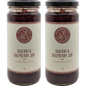 오스트리안 부쉬 라이베리 앤 라즈베리 잼 Riberry & Raspberry Jam 300g 2개