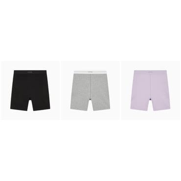 Calvin Klein Underwear 25SS 코튼 스트레치 립 리브드 바이커 쇼츠 3종 택1(QS7216-UB1/P7A/QX6)