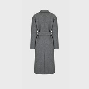 Shawl Collar Felt Coat