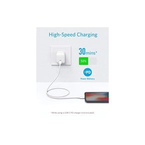 Anker PowerLine II USB-C & 라이트닝 케이블 0.9m 2개 세