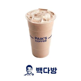 빽다방 민트초코라떼(ICED)