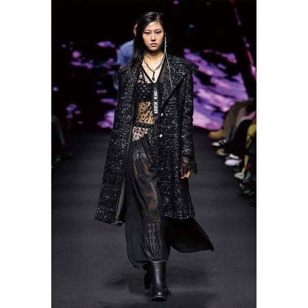 25FW  BEIGE COLLAGE GRAPHICS LEGGINGS