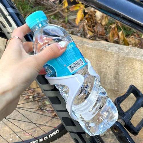 자전거 물통거치대 화이트 자전거페트병거치대