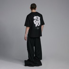 컬렉션 브러쉬 스트로크 티셔츠 블랙 SG3TS702BK