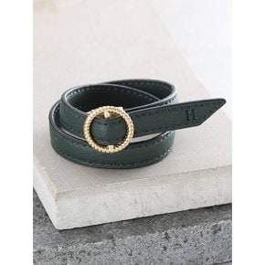 Maro Leather Bracelet - Forest