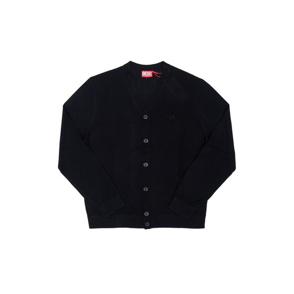 A17443 0DCCH 9XX (K-VOLTO) 컷아웃 오벌 D 로고 브이넥 남성 가디건